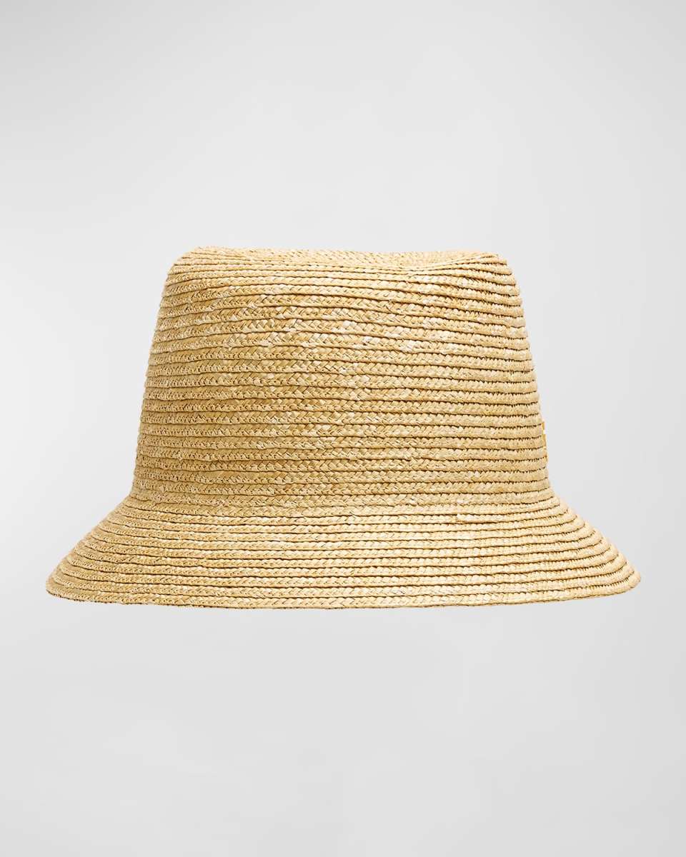 YSL Straw Bucket Hat
